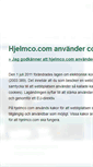 Mobile Screenshot of hjelmco.com